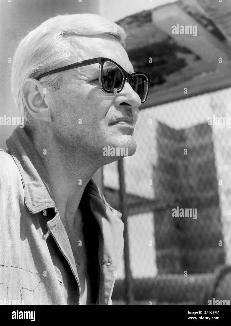 Peter van Eyck, Ritratto di pubblicità per i Film, 'Stazione Six-Sahara', British Lion Film, Allied Artists, 1962 Foto Stock