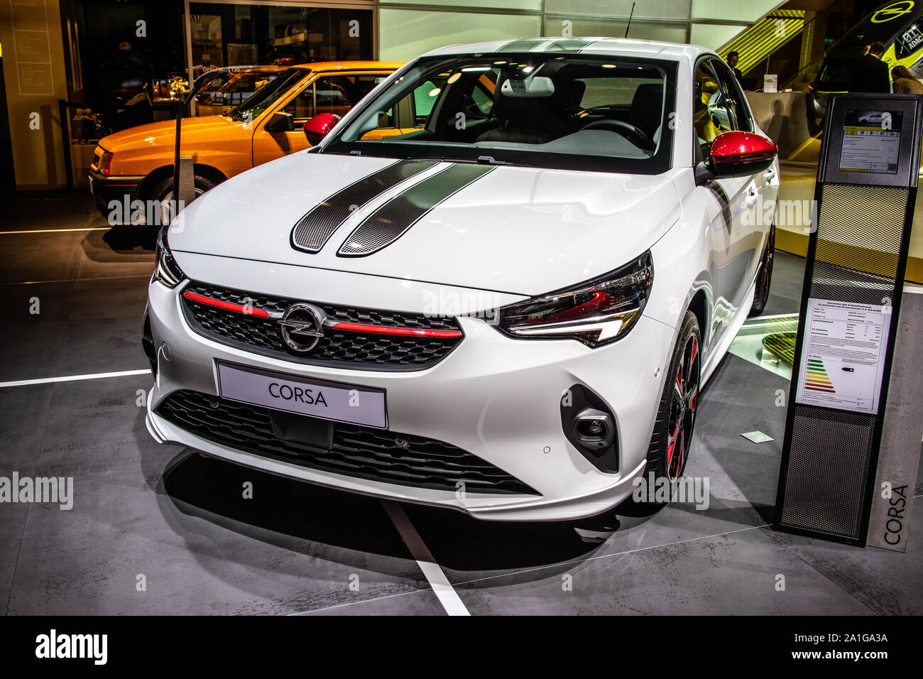 Francoforte, Germania, Sep 2019 tutti i nuovi Opel Corsa F in