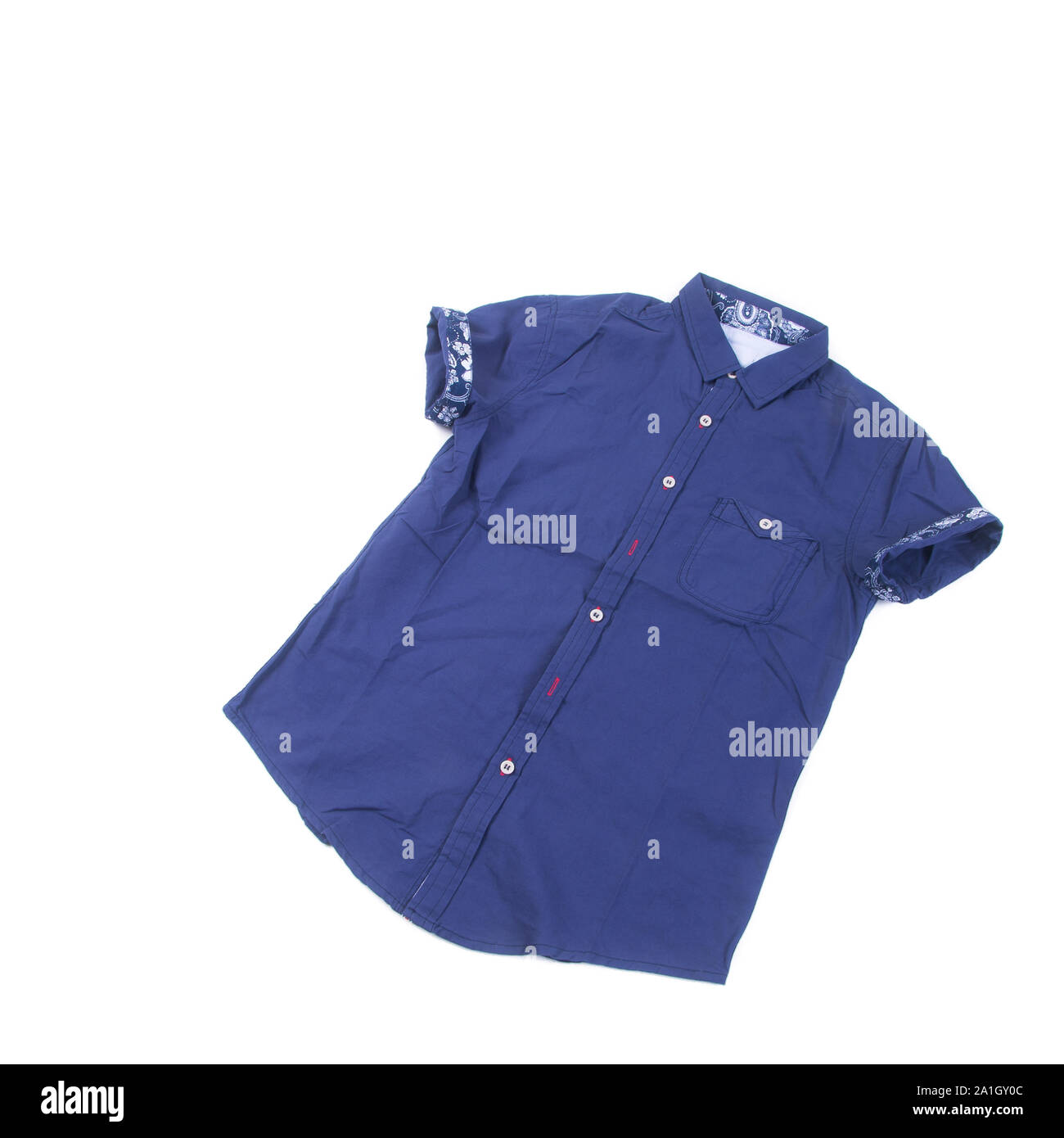Una camicia o un uomo Dress shirt sullo sfondo Foto Stock