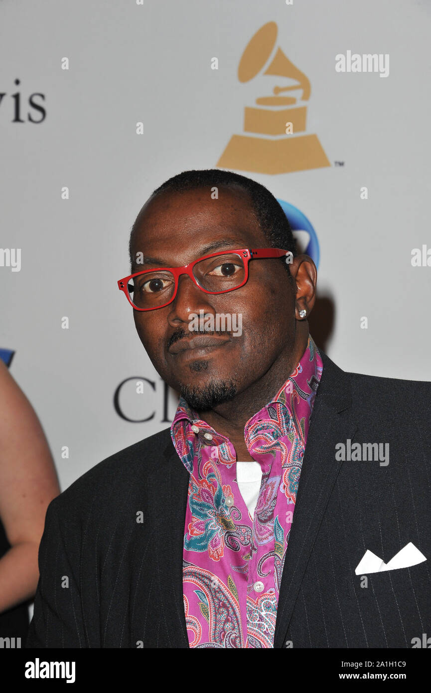 LOS ANGELES, CA. 12 febbraio 2011: Randy Jackson al 2011 Clive Davis pre-Grammy party presso il Beverly Hilton Hotel. © 2011 Paul Smith / Featureflash Foto Stock