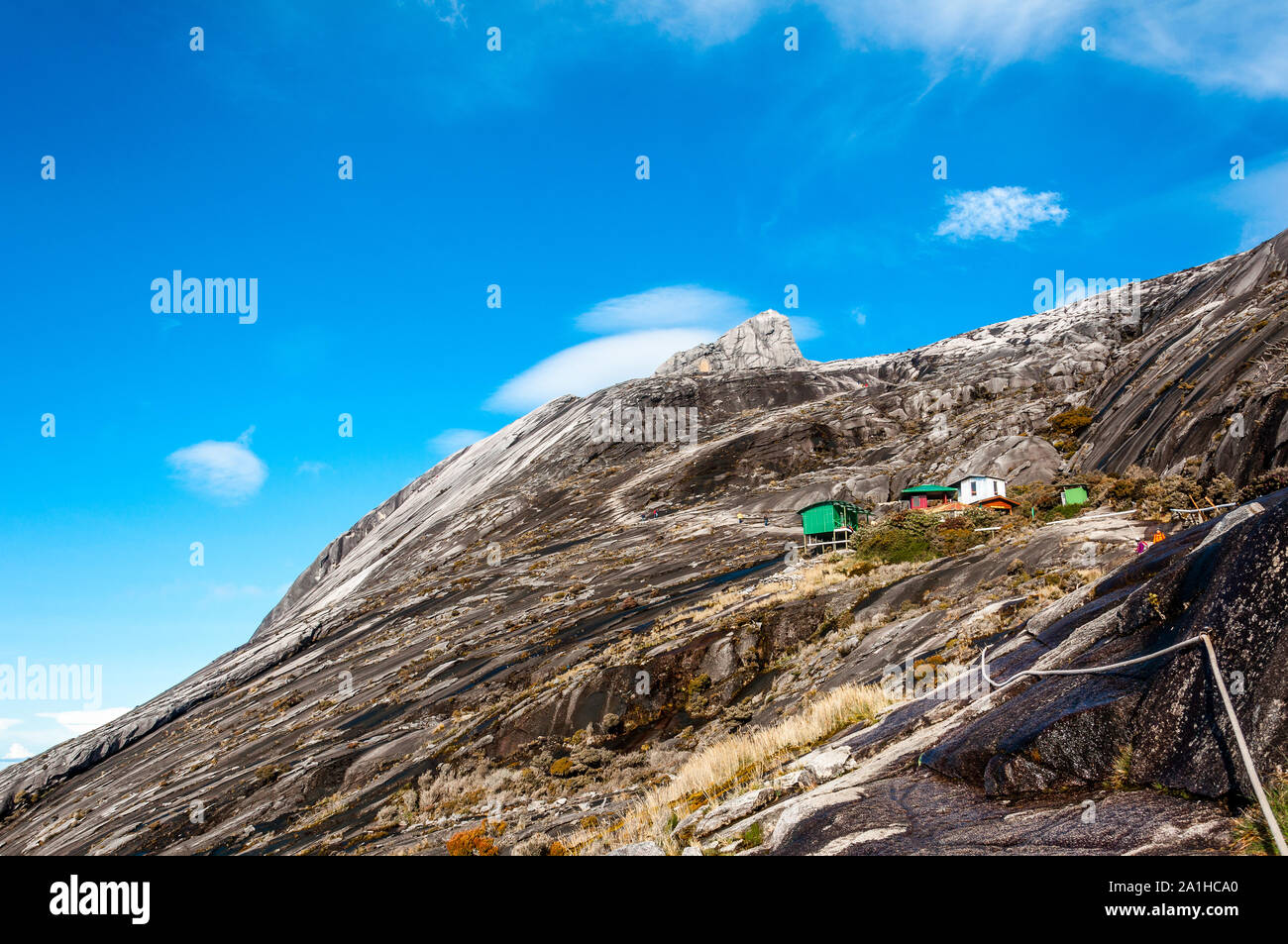 Bellissima vista del Monte Kinabalu paesaggio di picco Foto Stock