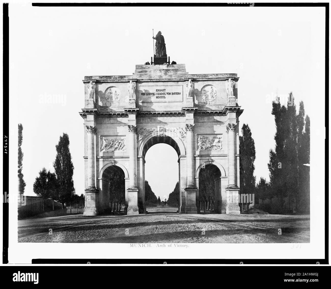 Monaco di Baviera. Arco di Trionfo Foto Stock