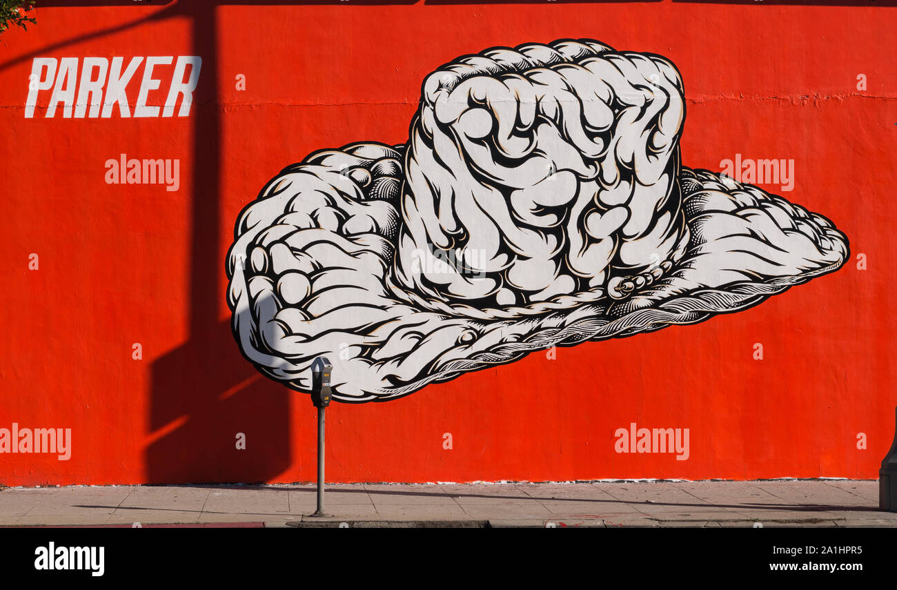 Murale di Los Angeles in California Foto Stock