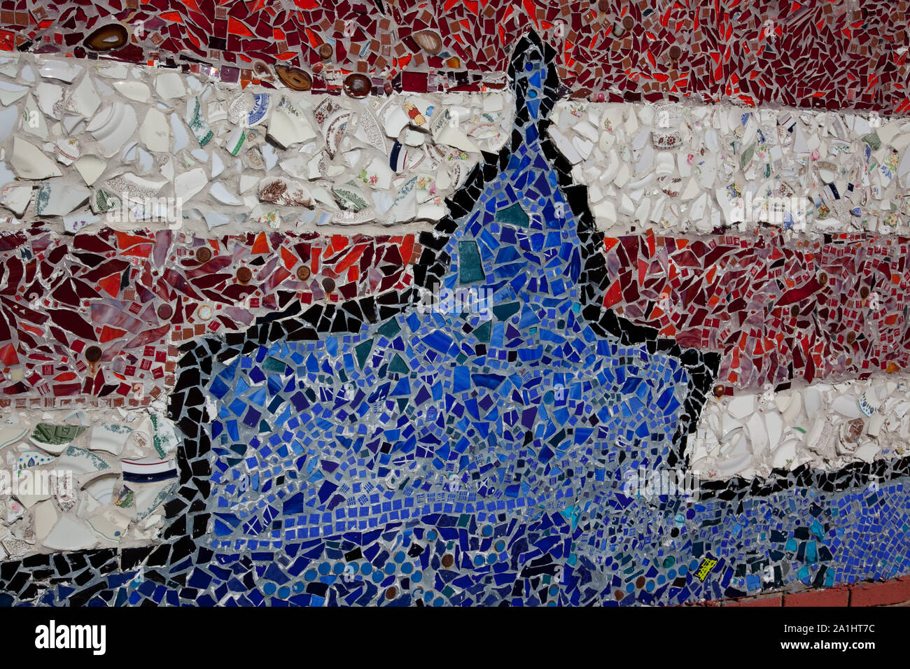 Murales nel quartiere Anacostia di sé, Washington, D.C. Foto Stock