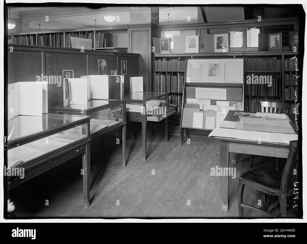 Sala della Musica - Biblioteca - 58th St. (N.Y.) Foto Stock