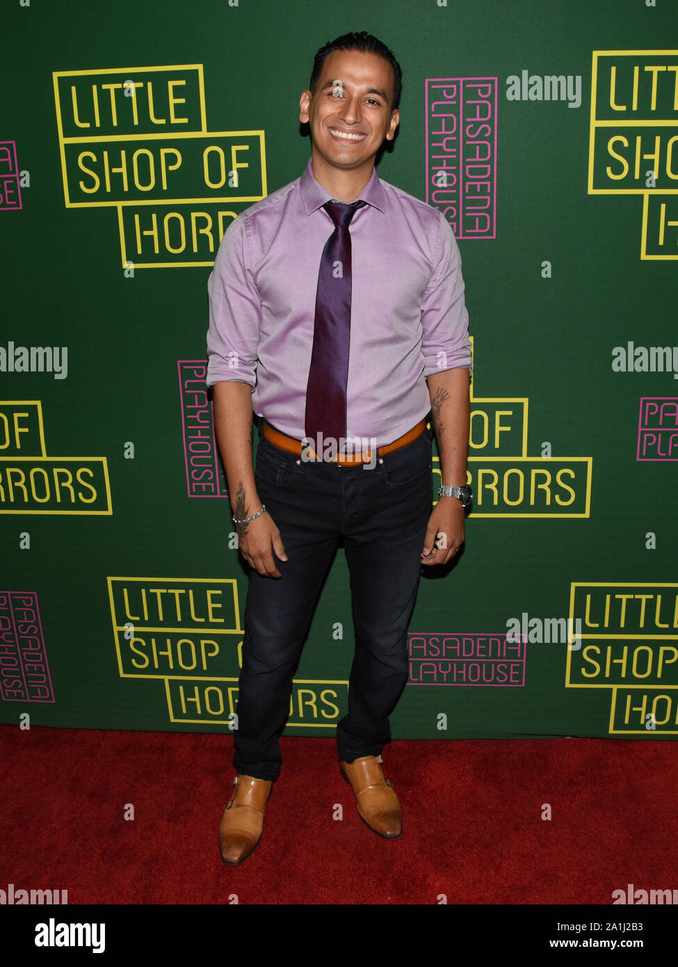 Settembre 25, 2019, Pasadena, California, Stati Uniti d'America: 25 Settembre 2019 - Pasadena, California - Goya Robles. Pasadena Playhouse apertura notturna del ''Little Shop Of Horrors" tenutosi a Pasadena Playhouse. Photo credit: Billy Bennight/AdMedia (credito Immagine: © Billy Bennight/AdMedia via ZUMA filo) Foto Stock