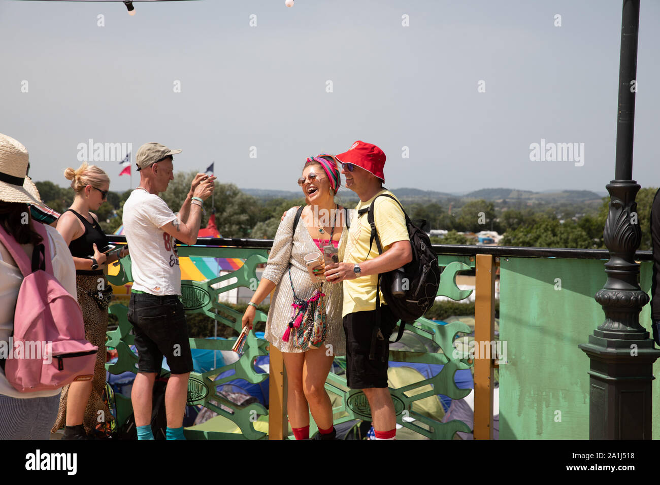 Glastonbury Festival 2019. Credito: Charlie Raven/Alamy Foto Stock