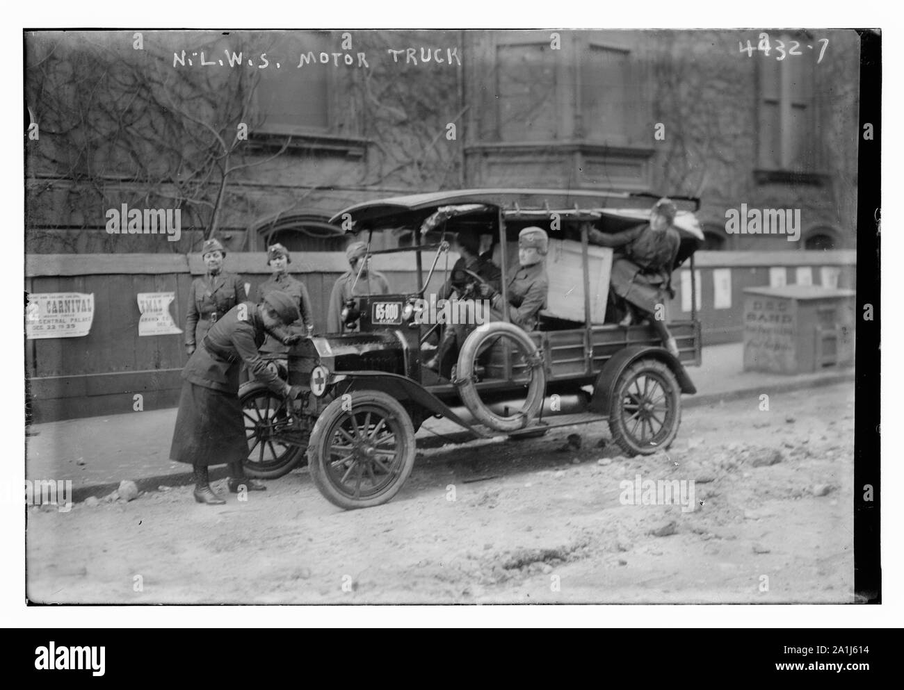 N.L.W.S. Carrello a motore Foto Stock