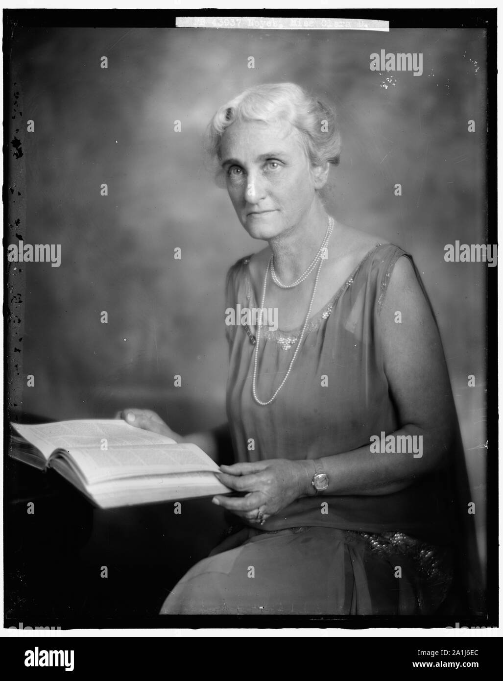 NOYES, CLARA D., MISS Foto Stock