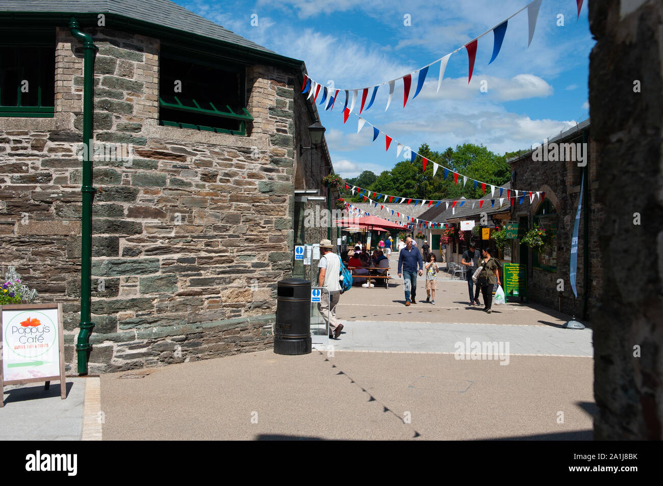 Tavistock Bauletto Mercato, Tavistock, Devon Foto Stock