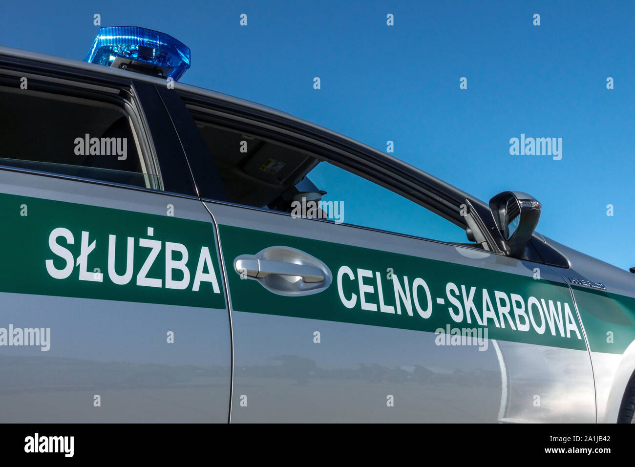 Sluzba Celno-Skarbowa, polacco servizi doganali e fiscali Foto Stock
