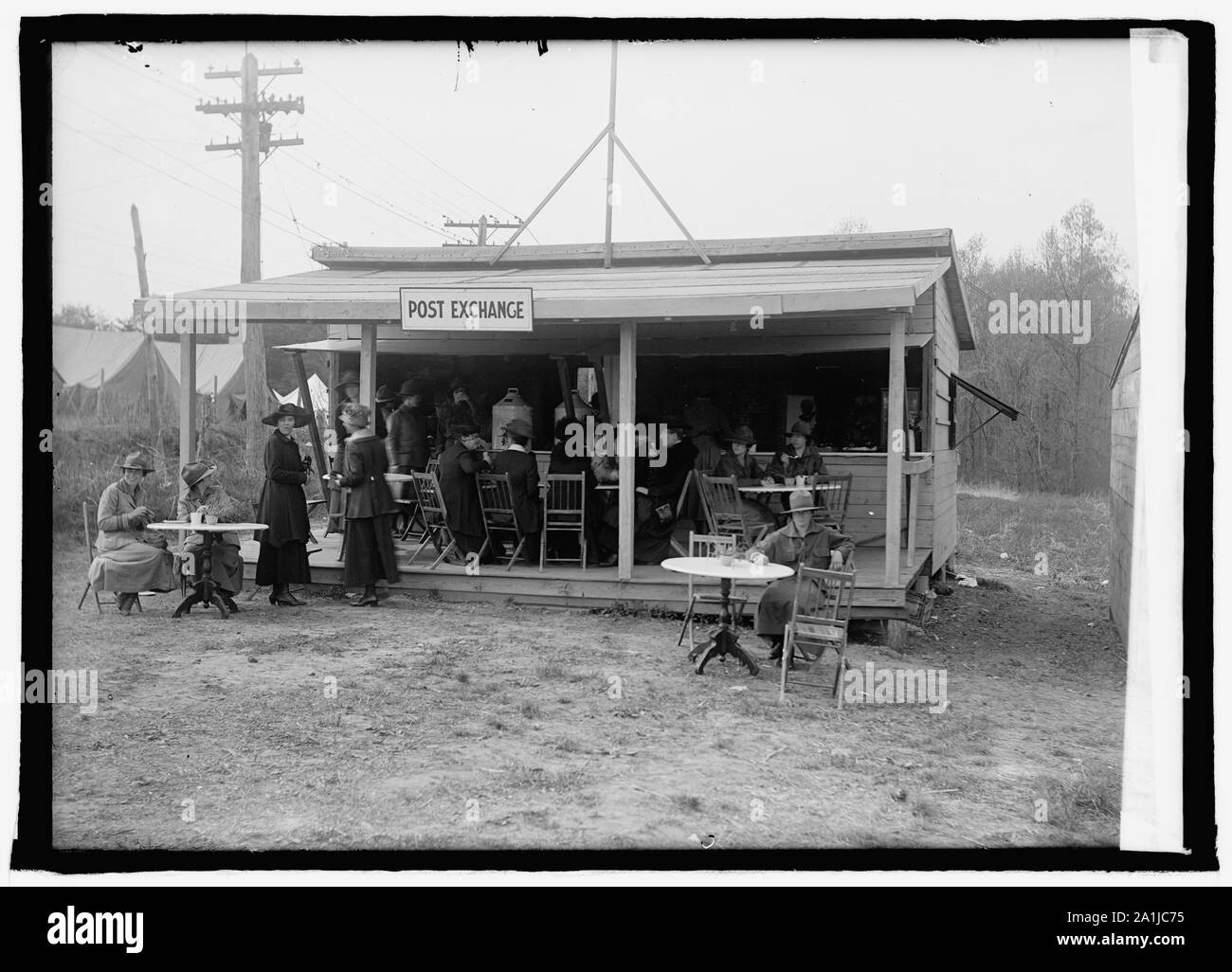 Nat. Le donne di difesa del campionato Camp. Post Exchange Foto Stock