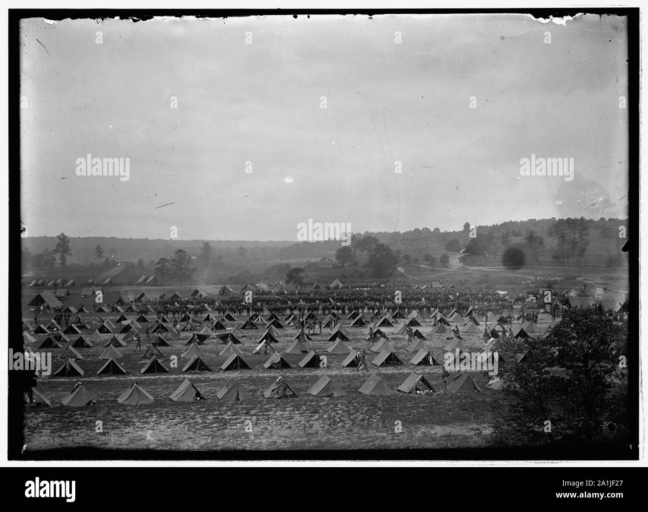 La Guardia Nazionale camp? Foto Stock