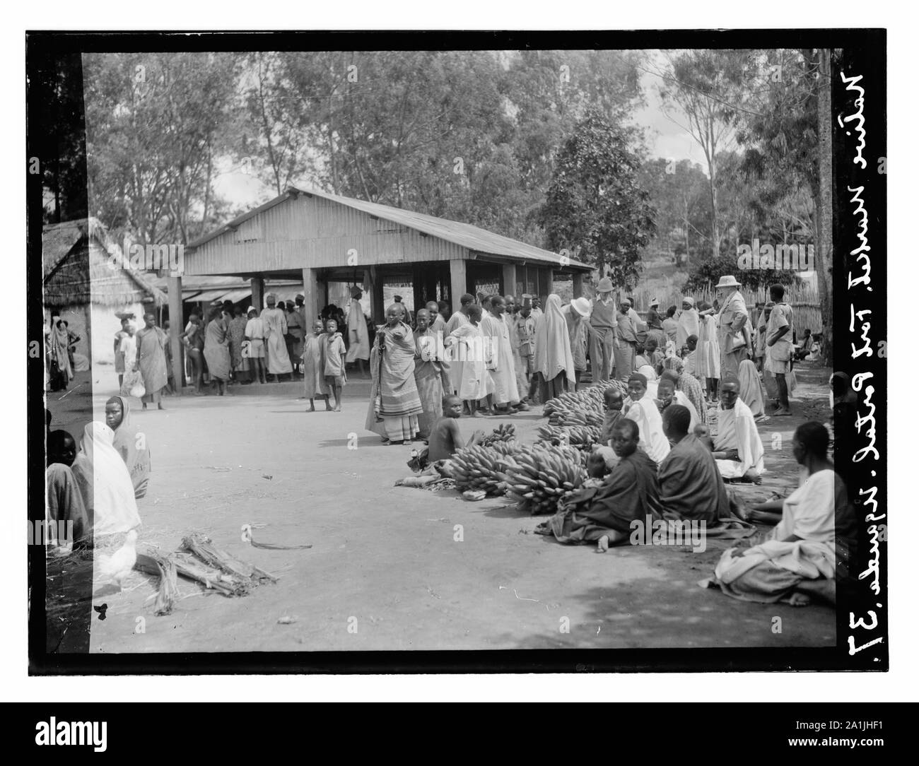 Mercato di Natale. Fort Portal, Uganda Foto Stock