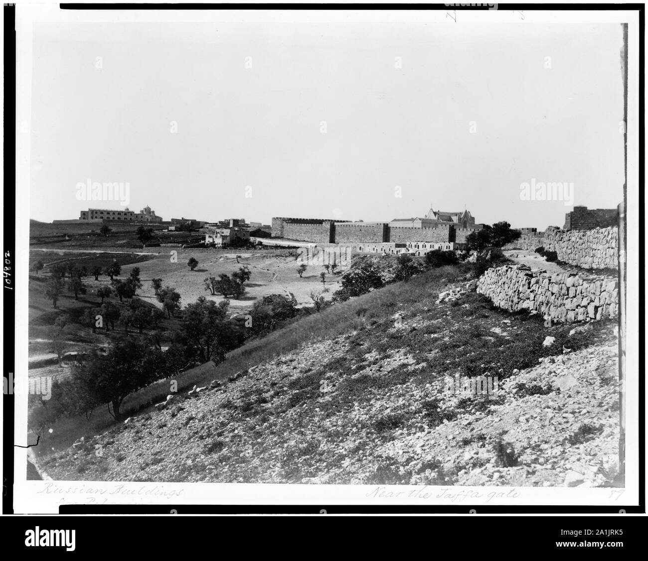 Vicino alla Porta di Jaffa Foto Stock