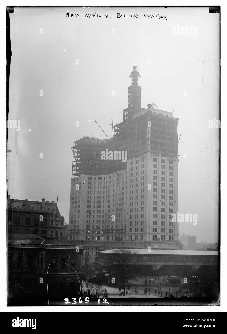 Nuovo edificio municipale. N.Y. Foto Stock