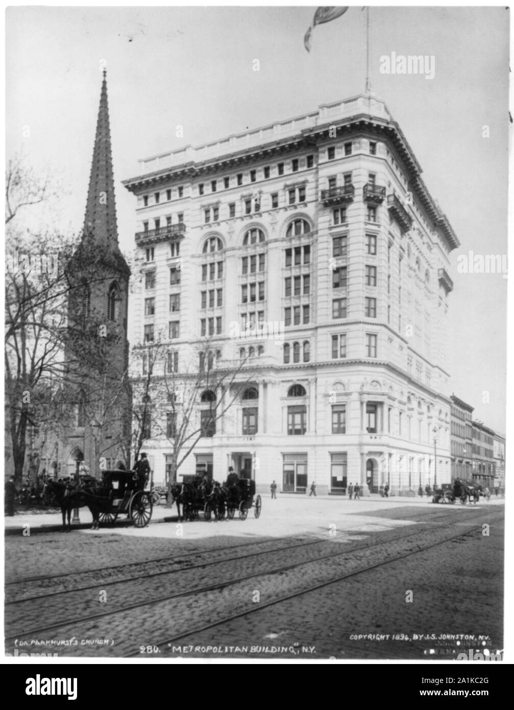 New York City: Metropolitan Building Foto Stock