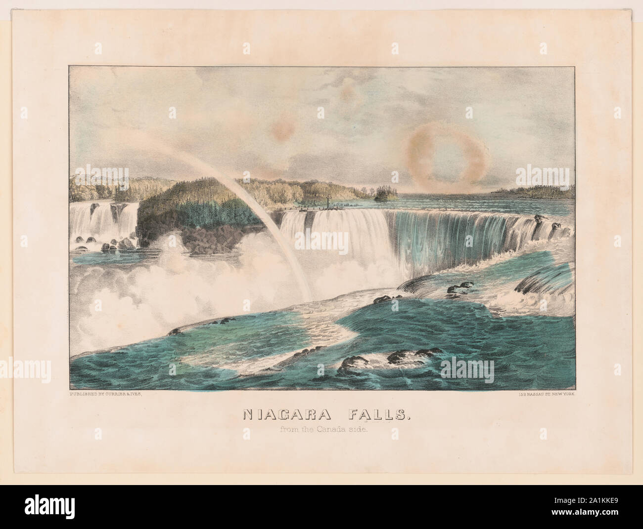 Cascate del Niagara: dal lato del Canada Foto Stock