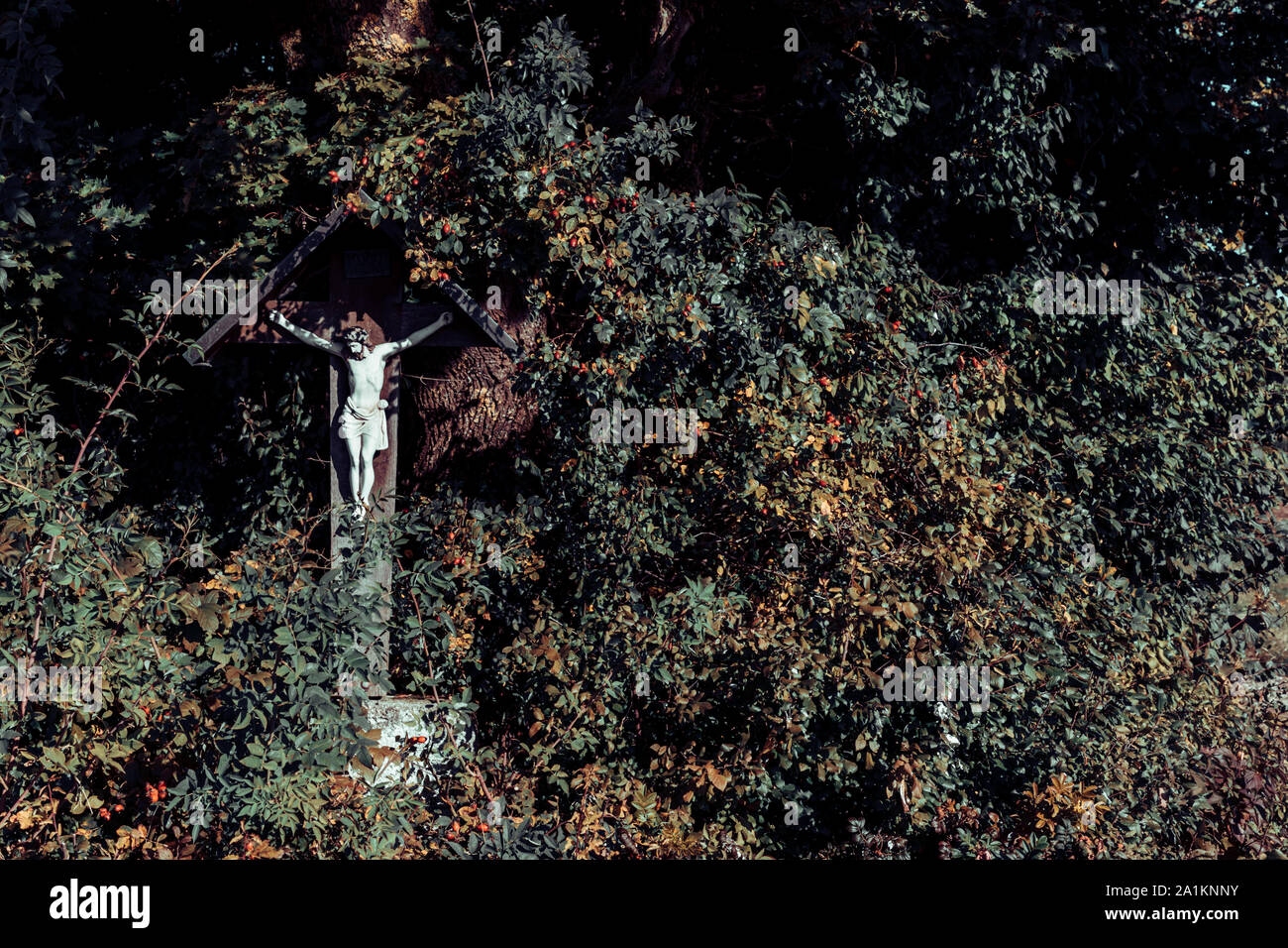 Marterl in Baviera, i monumenti religiosi che si possono trovare nella Germania meridionale Foto Stock