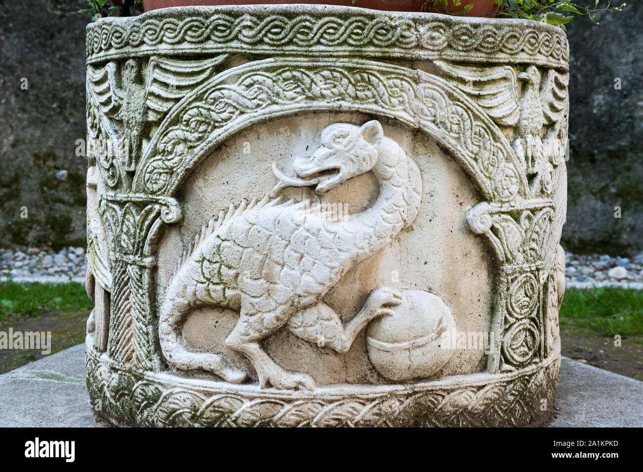 Sirmione, provincia di Brescia, Lombardia, Italia Foto Stock