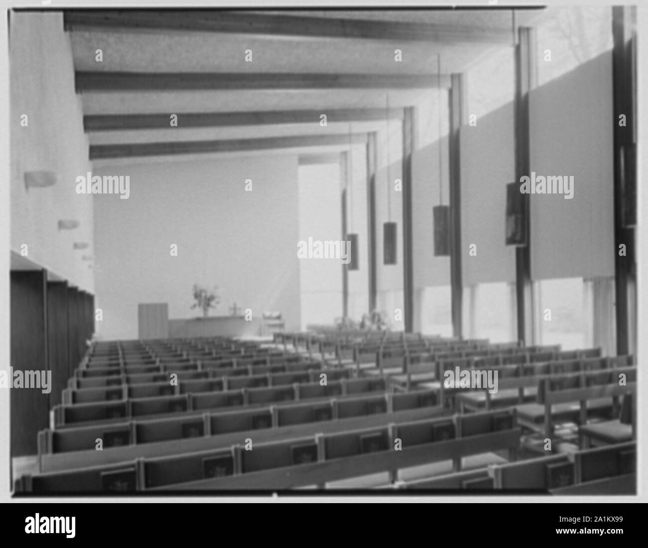 North Shore chiesa unitaria. Foto Stock