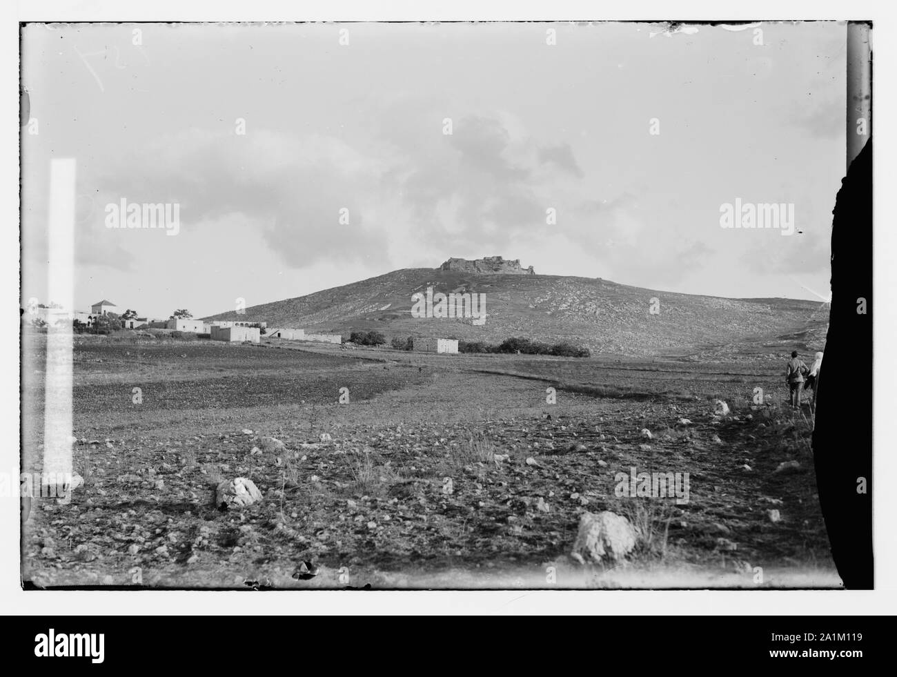 Viste del nord. Situazione del castello di Belfort Foto Stock