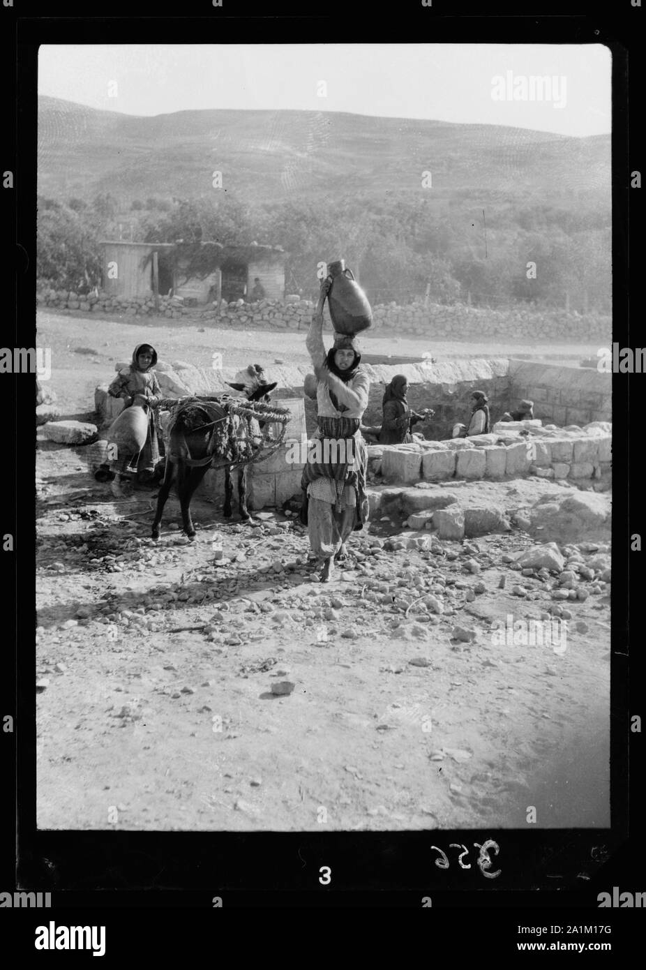 Viste del nord. La molla a Cana di Galilea Foto Stock