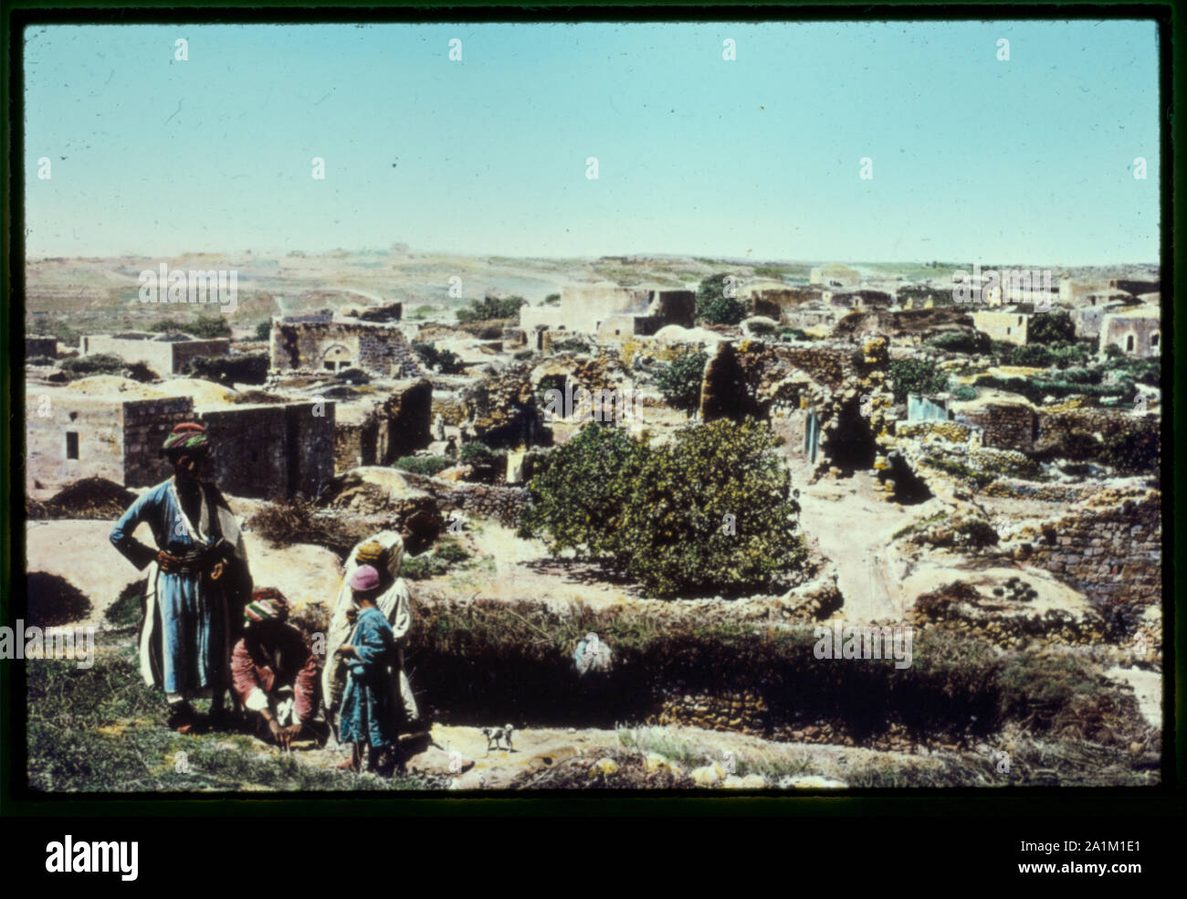 Verso nord da Gerusalemme. Di Beeroth, un giorno di viaggio. Luca 2:44-49, Josh. 9:17 Foto Stock