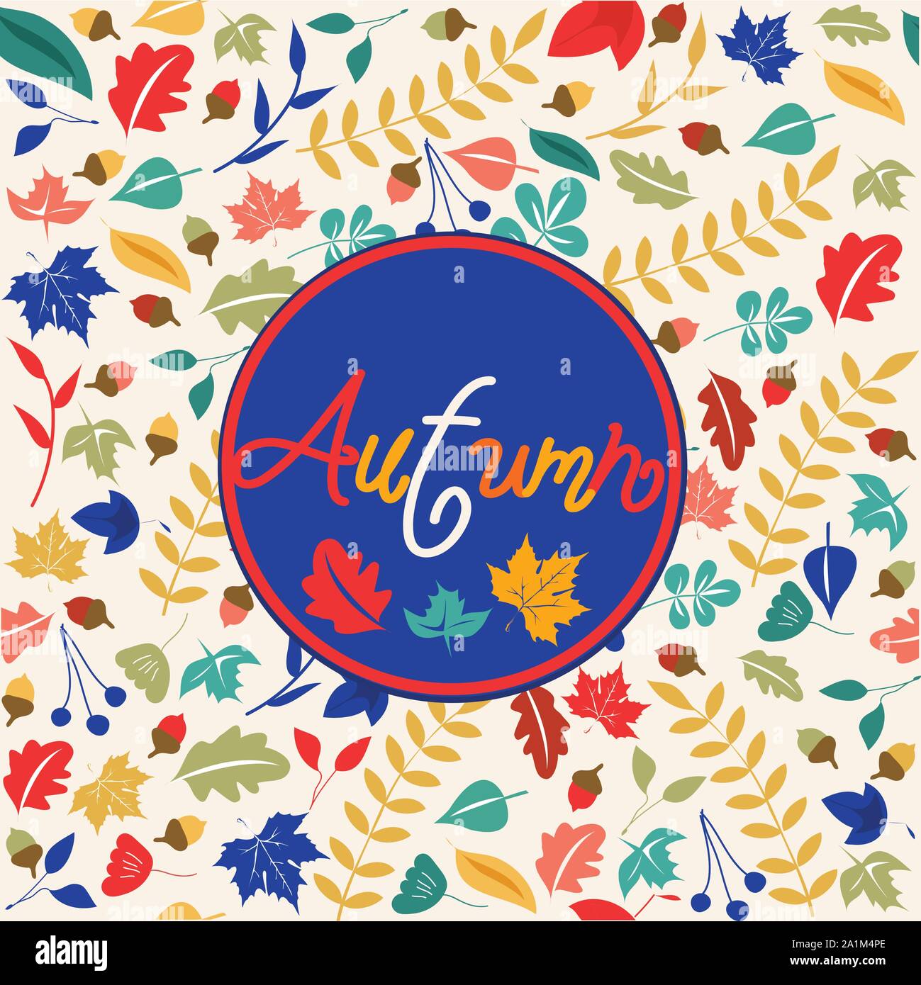 Raccolto autunnale e la Giornata del Ringraziamento design poster Illustrazione Vettoriale