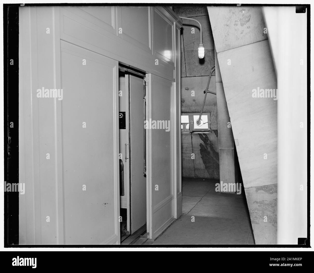 Camera di osservazione, il Monumento a Washington Foto Stock