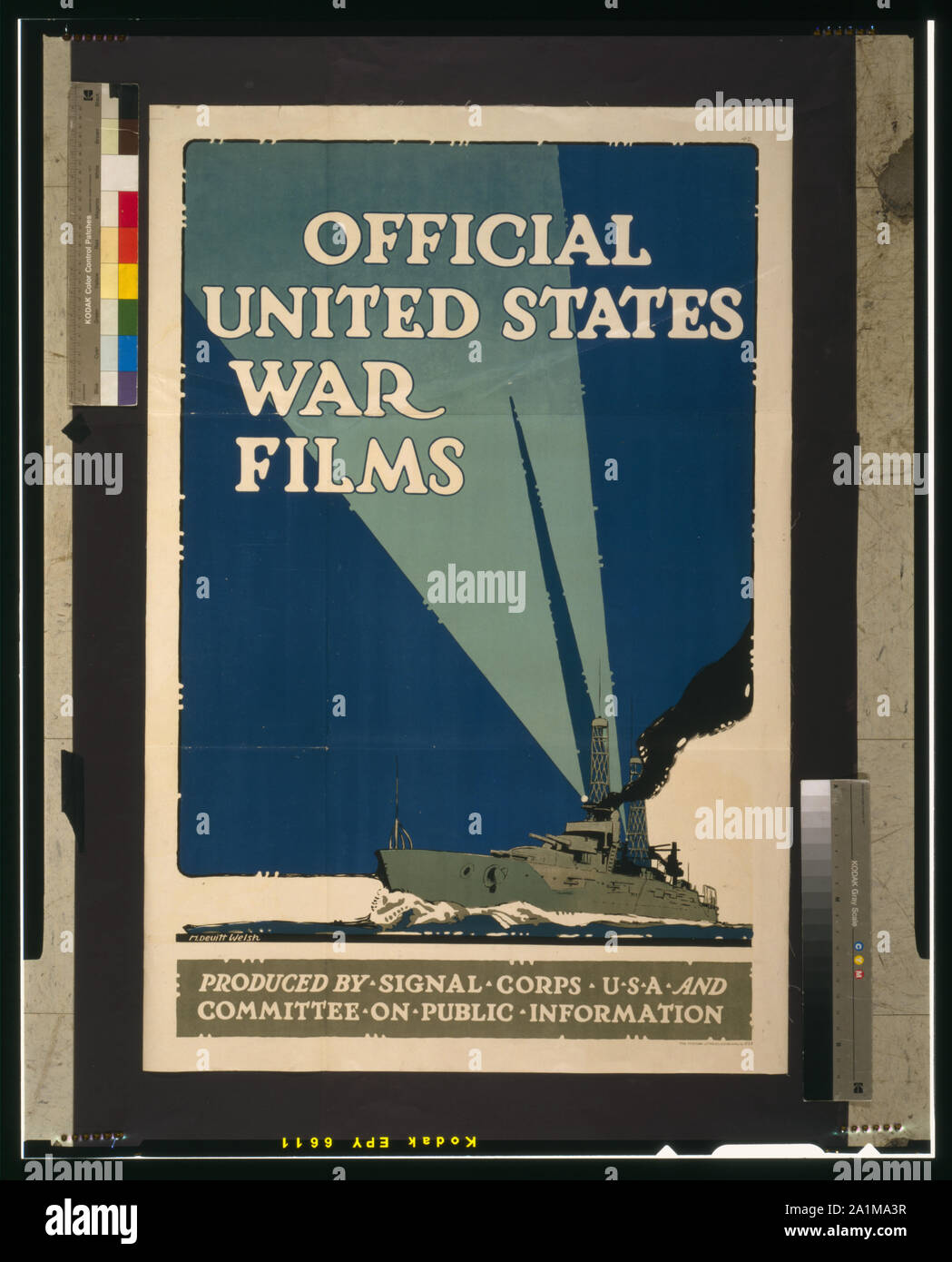 Gazzetta Stati Uniti film di guerra Foto Stock