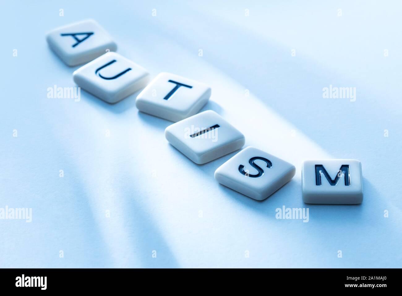 L'autismo, immagine concettuale. Foto Stock