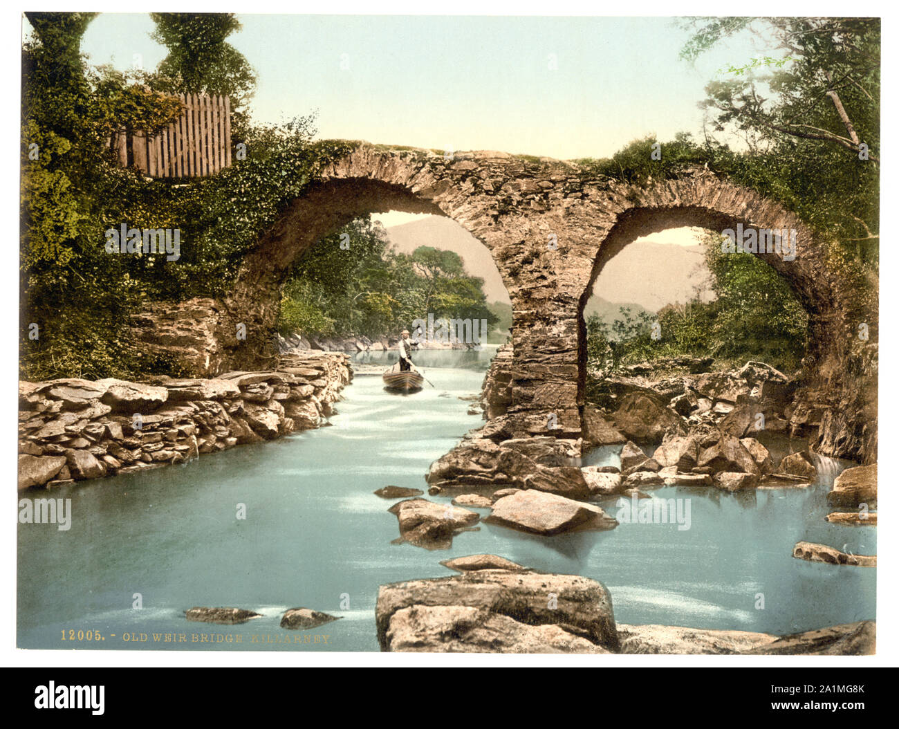 Il vecchio ponte di stramazzo. Killarney. Contea di Kerry, Irlanda; Foto Stock