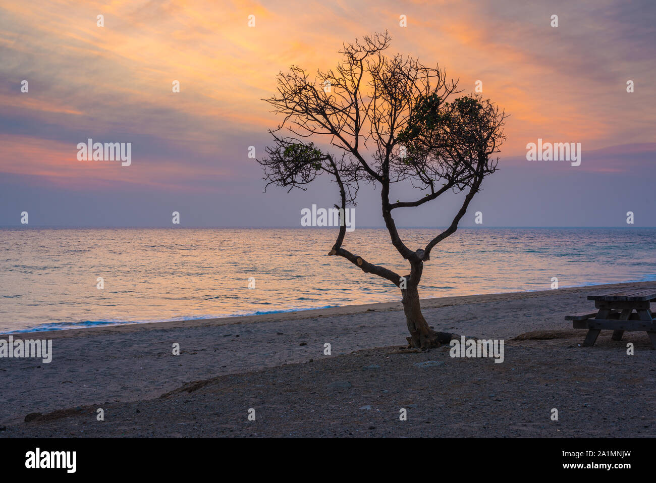 RJ stili di fotografia paesaggistica Spiaggia della California Sunset foto immagini ocean Foto Stock