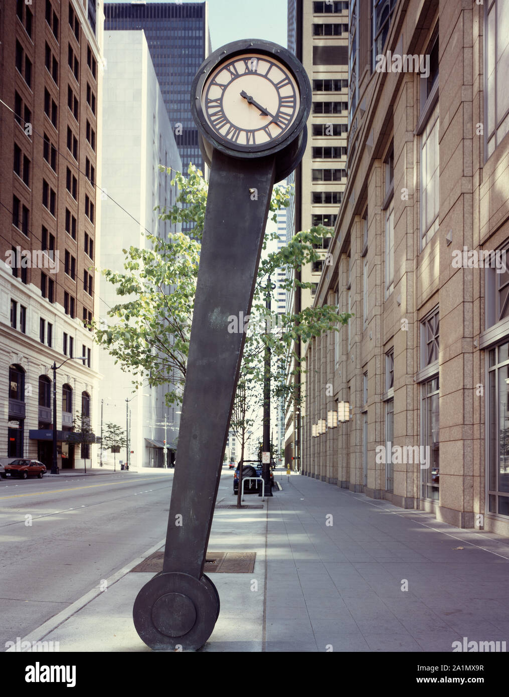 Uno dei quali erano 55 street orologi a Seattle, Washington, che era nota  come la città degli orologi Foto stock - Alamy