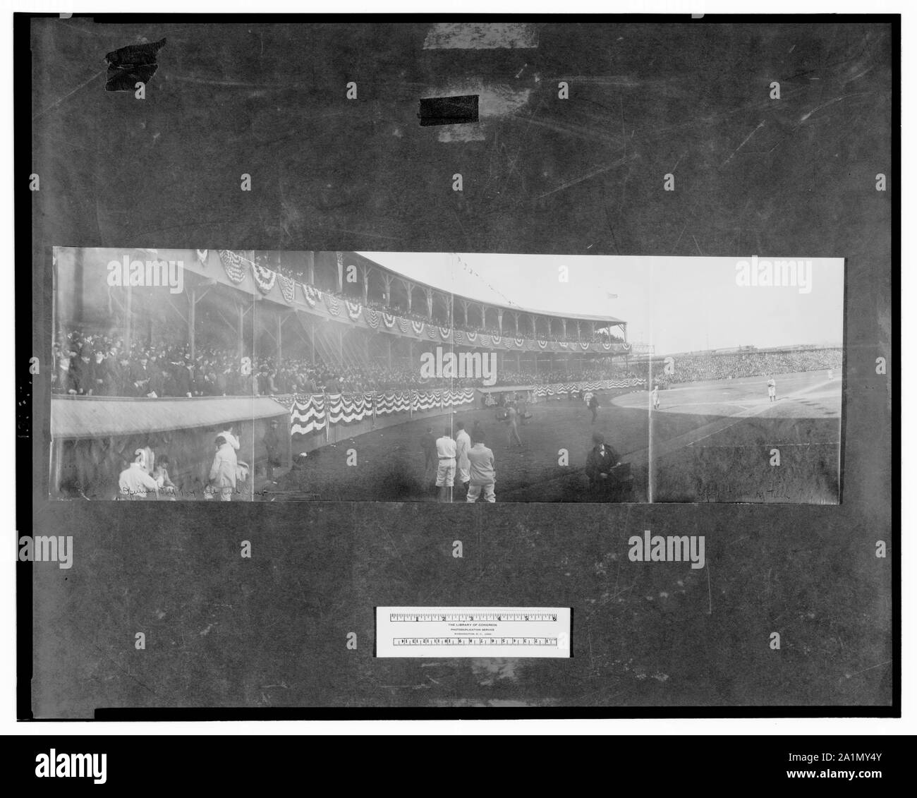 Giorno di apertura, N.Y. base ball club; Foto Stock
