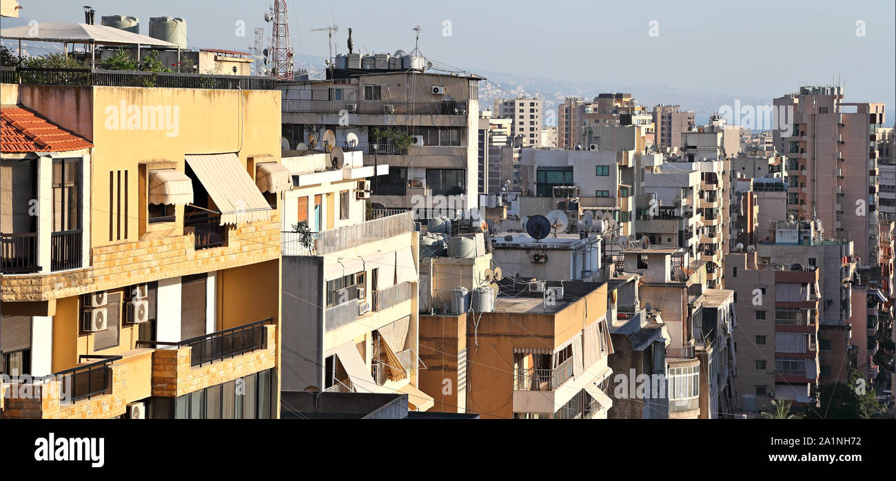 Beirut Libano, vista generale della vita in città Foto Stock
