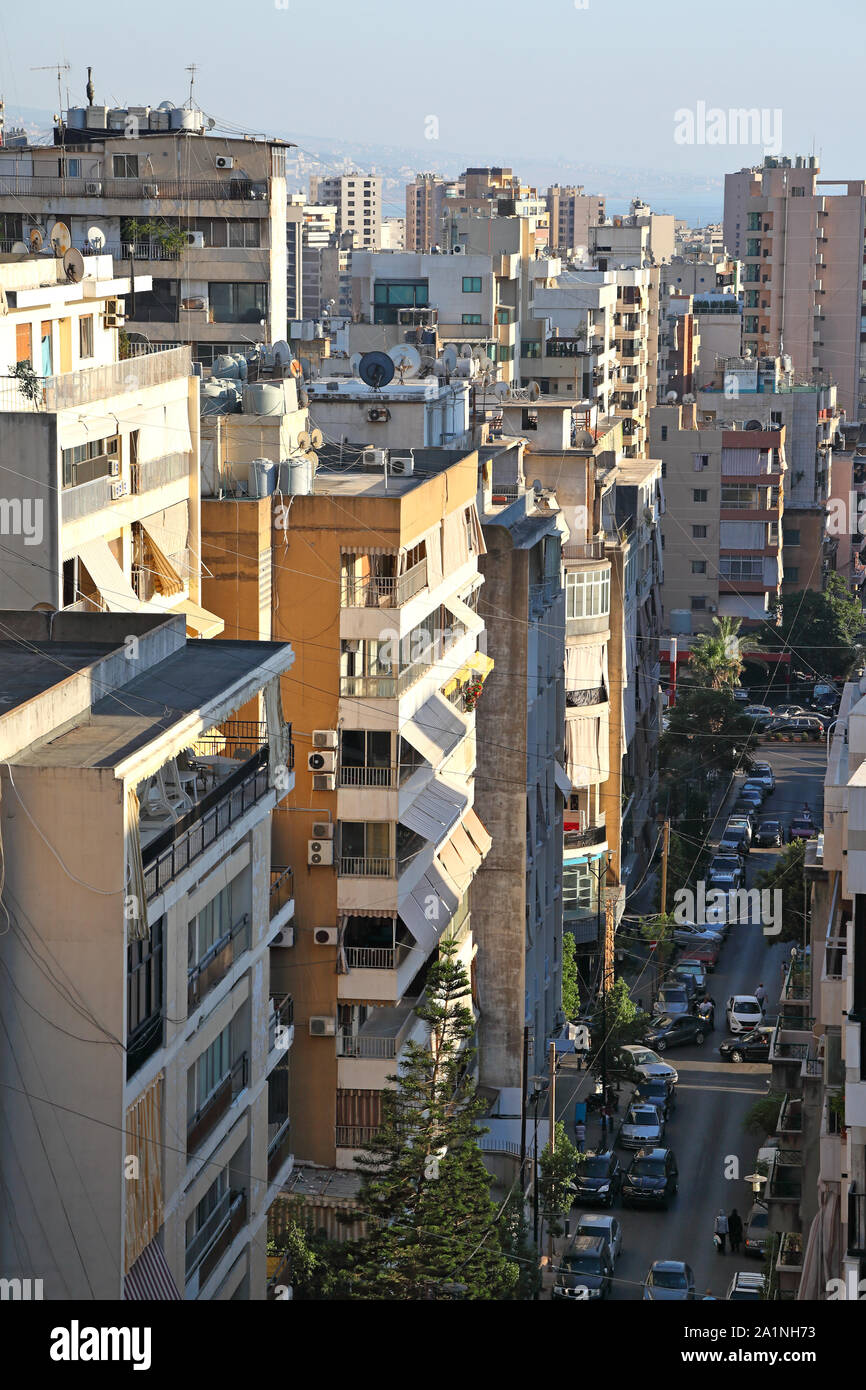 Beirut Libano, vista generale della vita in città Foto Stock