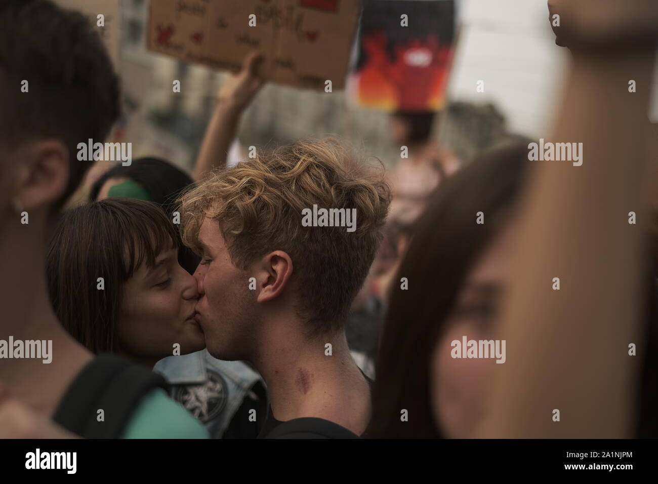 Il venerdì per il futuro a Torino Foto Stock