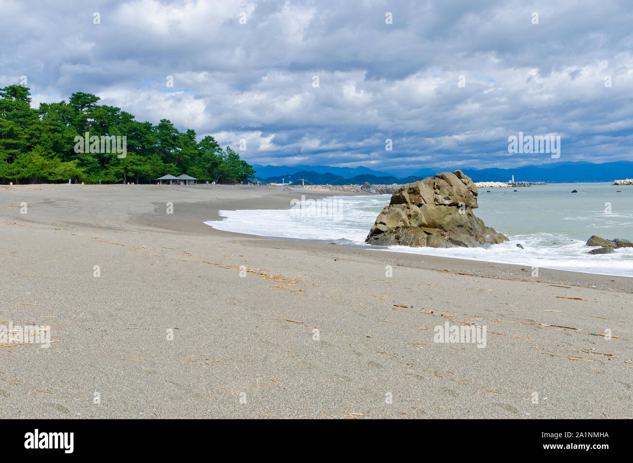 Katsurahama beach, a Kochi, Giappone Foto Stock