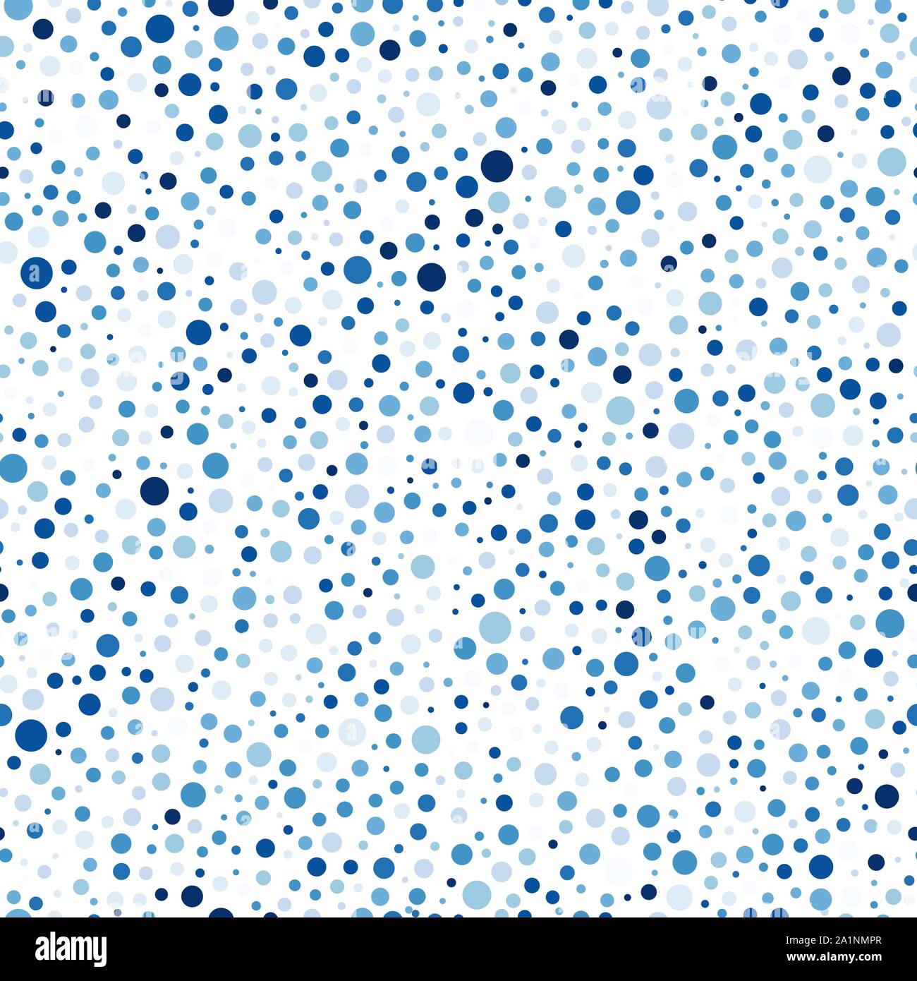 Modello senza giunture sfondo con puntini blu su bianco vettore Illustrazione Vettoriale