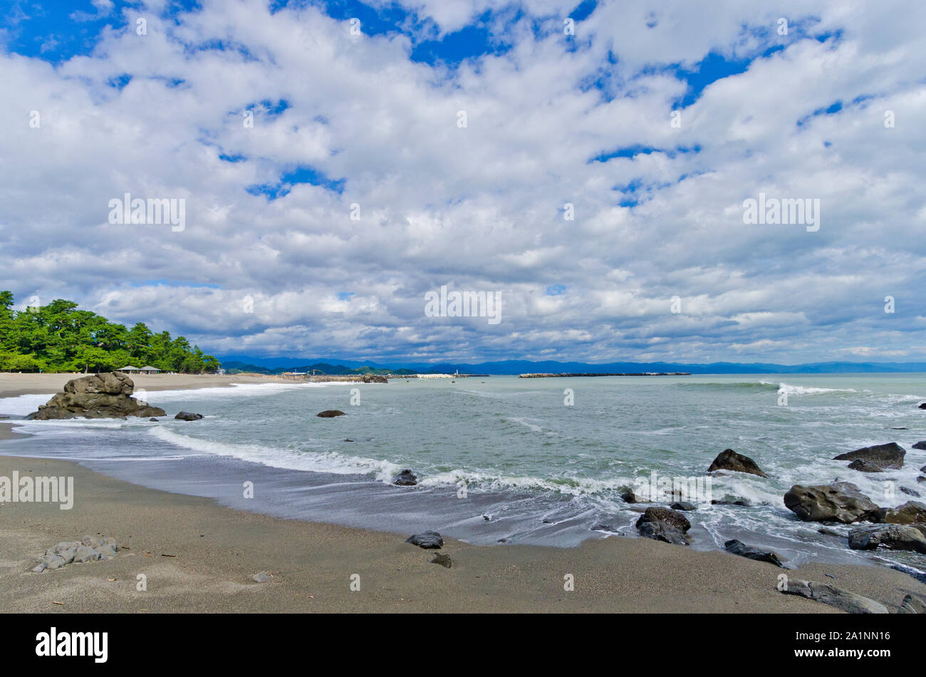 Katsurahama beach, a Kochi, Giappone Foto Stock