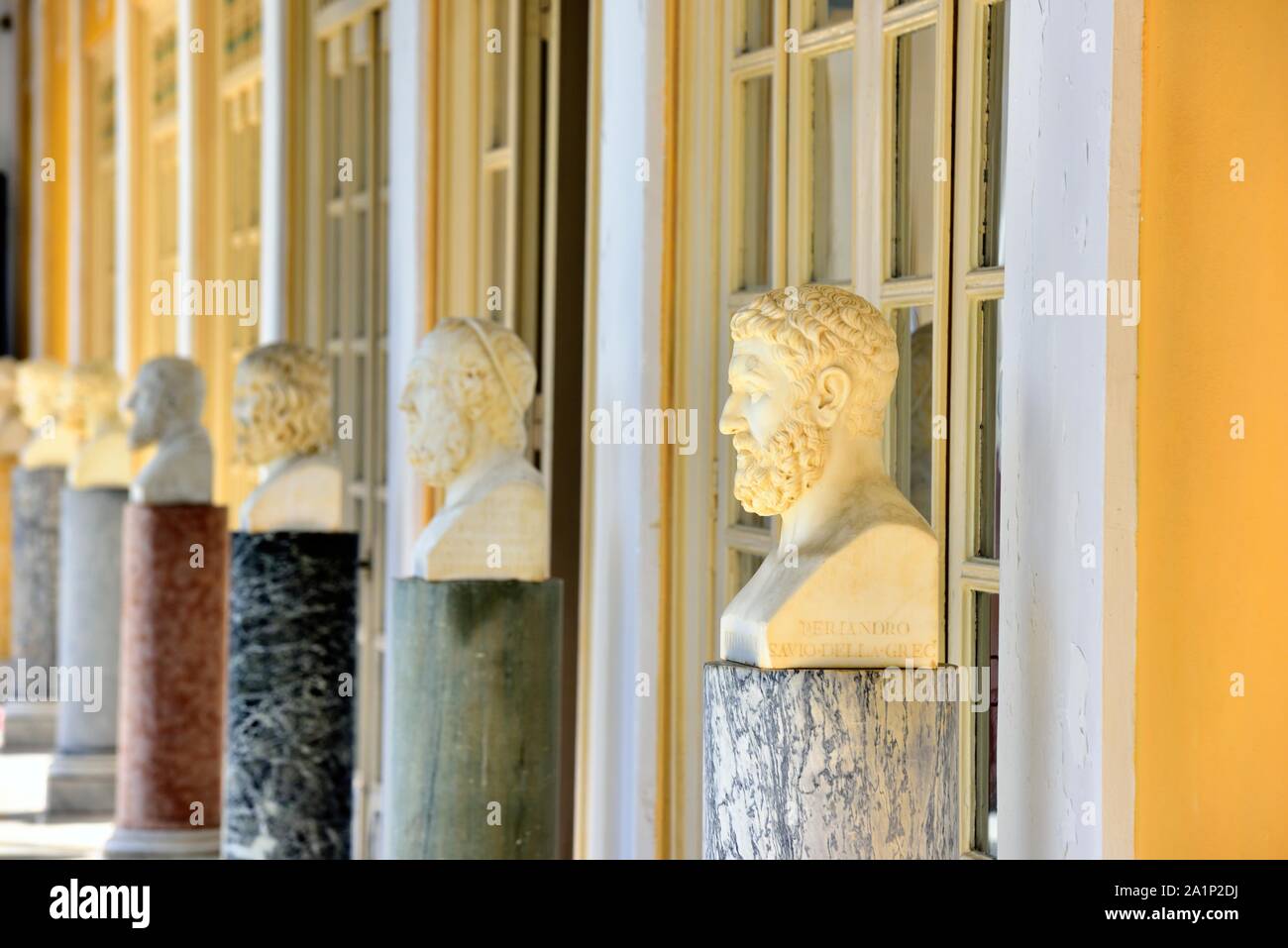 Palazzo Achilleion,Gastouri,l'isola di Corfù, isole Ionie, Grecia Foto Stock