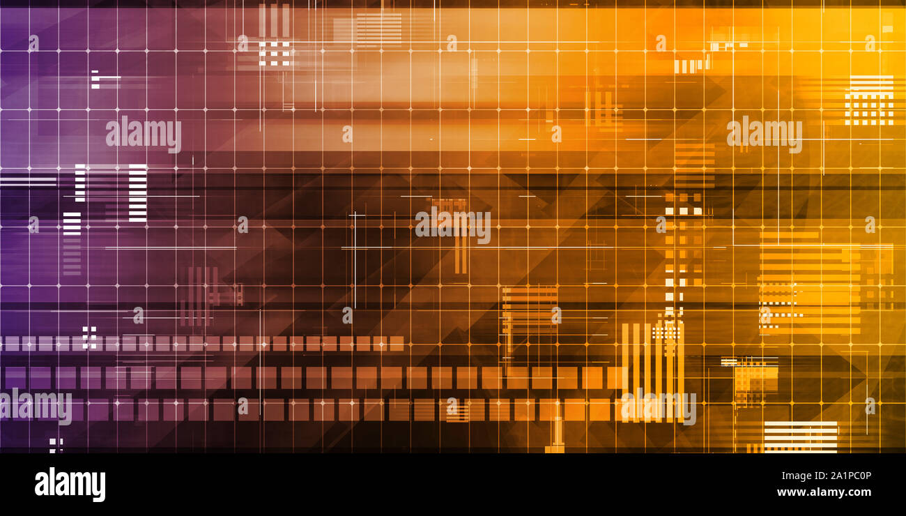 La comunicazione internazionale di rete come un concetto di Business Foto Stock