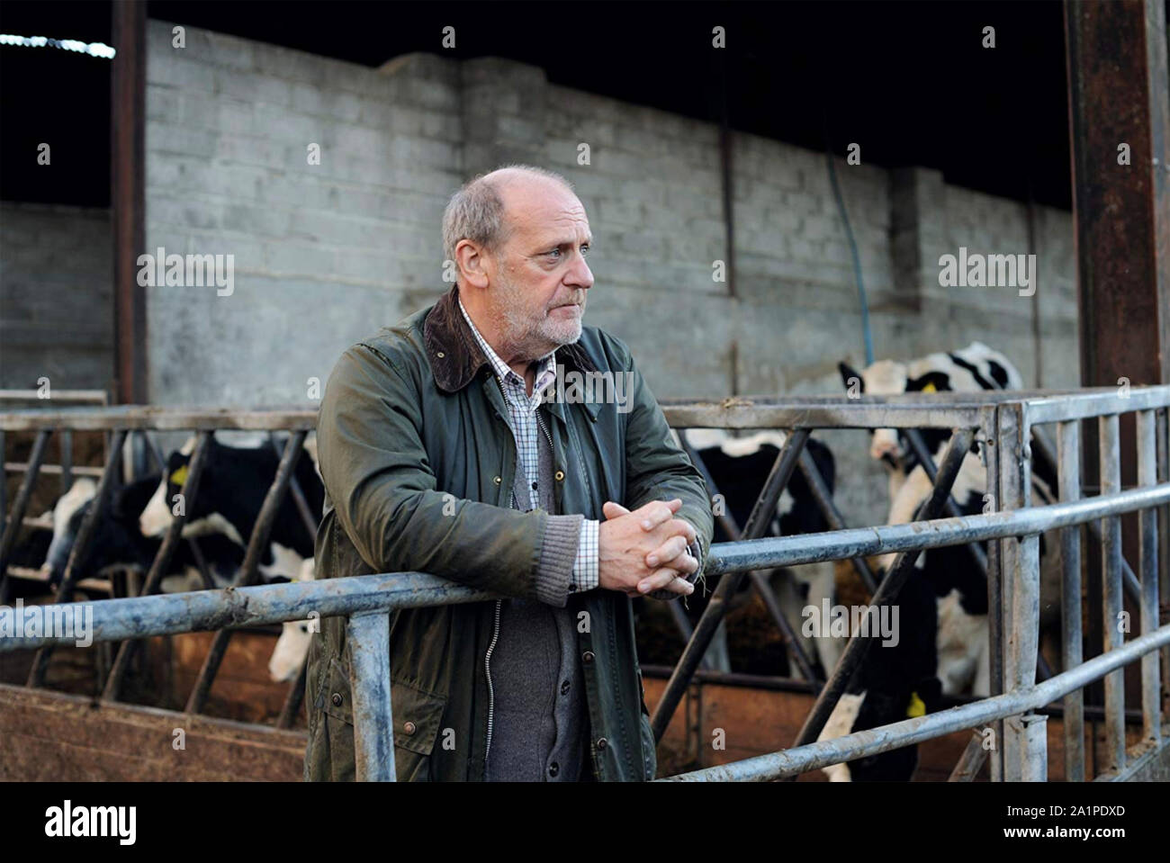 Il livellamento 2016 Oldgarth Media film con David Troughton Foto Stock