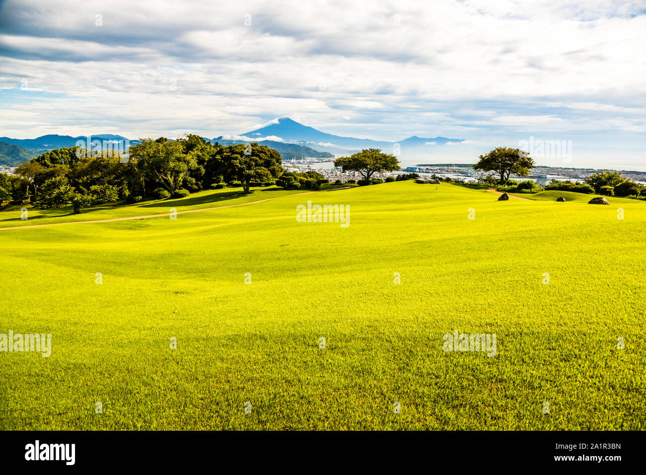 Hotel Nippondaira, Shizuoka, in Giappone, con vista sul Monte Fuji Foto Stock