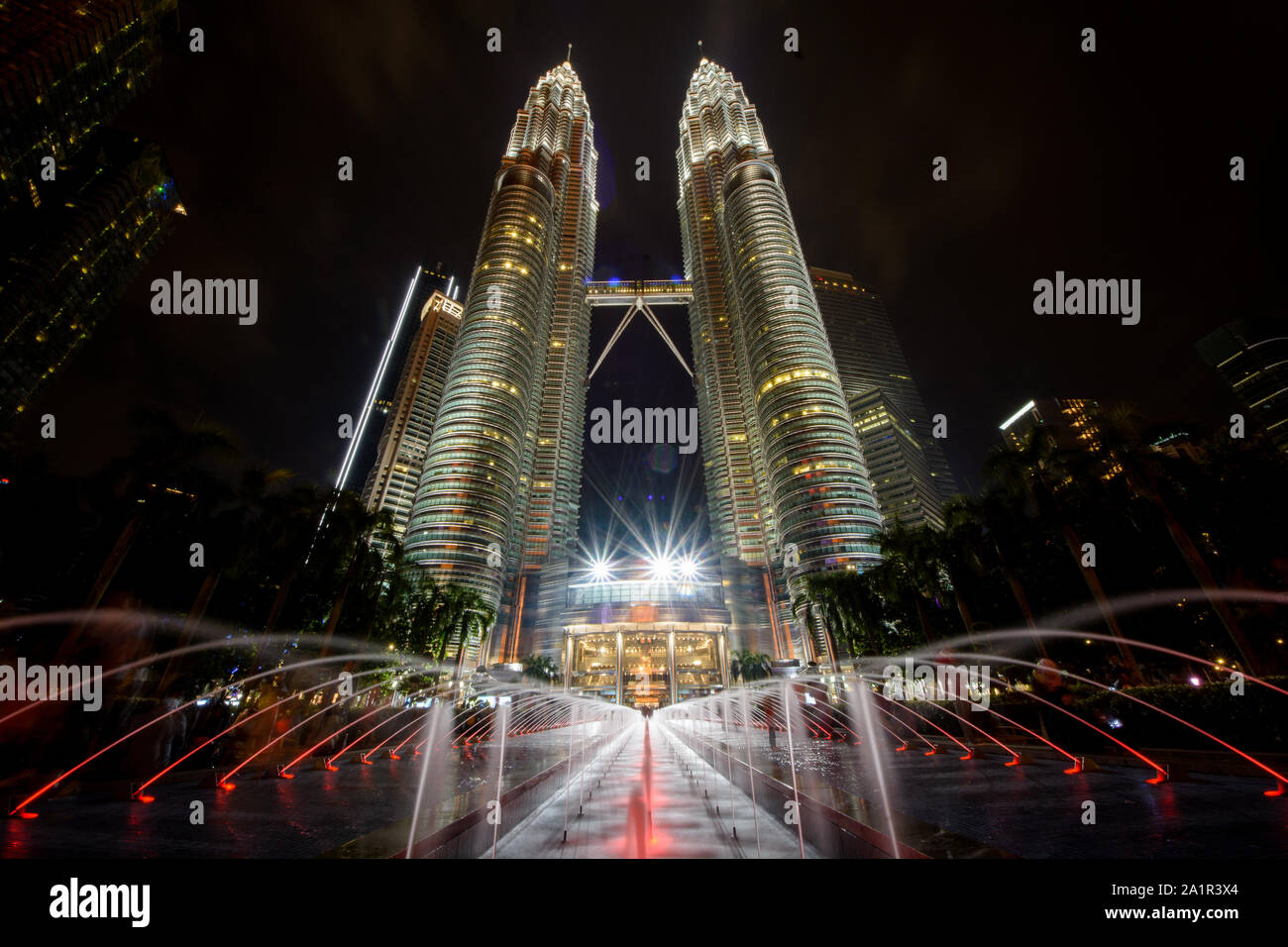 Un altro lato delle Torri Gemelle, Malaysia Foto Stock