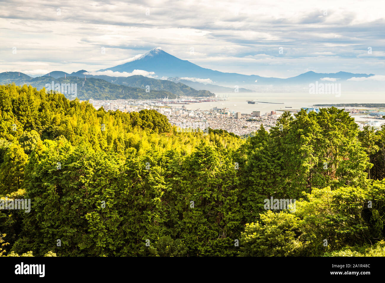 Hotel Nippondaira, Shizuoka, in Giappone, con vista sul Monte Fuji Foto Stock