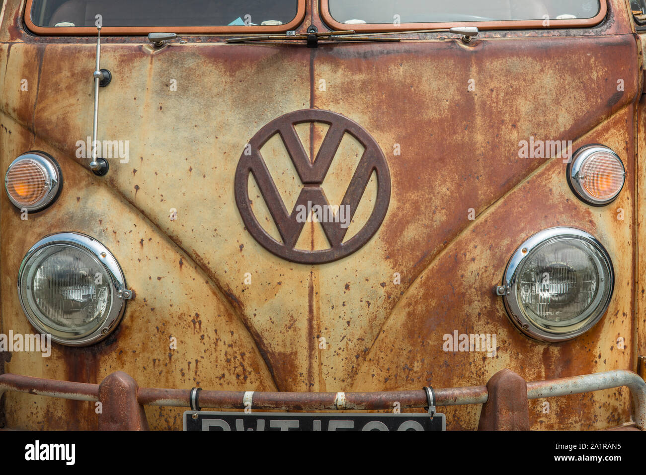 Classico Volkswagen camper Foto Stock