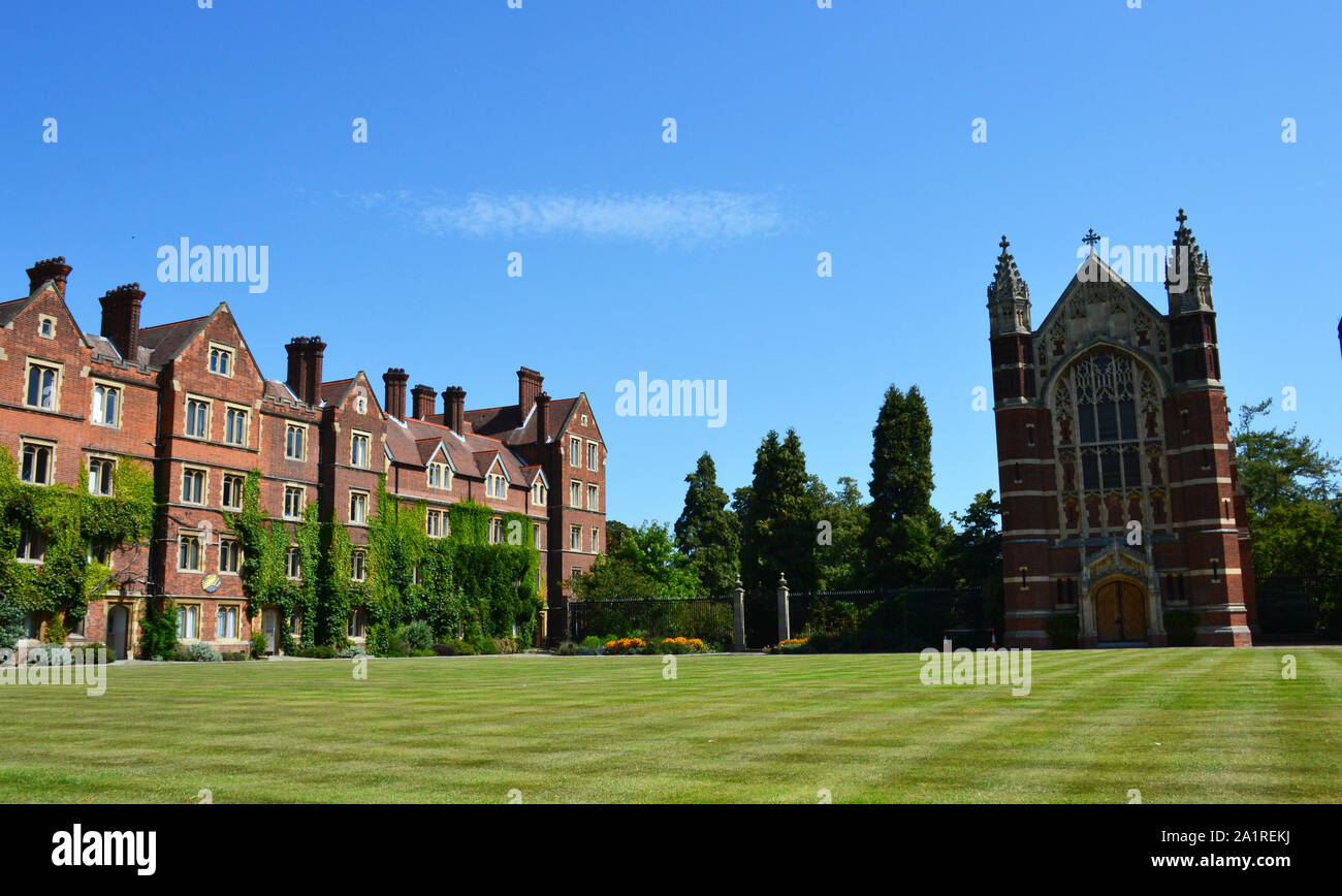 Selwyn College di Cambridge, Gran Bretagna Foto Stock